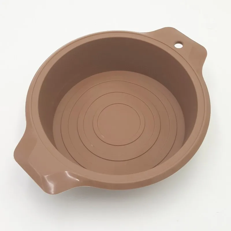To encounter 27*23*6.5CM 235G Big Round Shape Cake Moulds Bread Pans Silicone Pastry Mold Baking Tools |