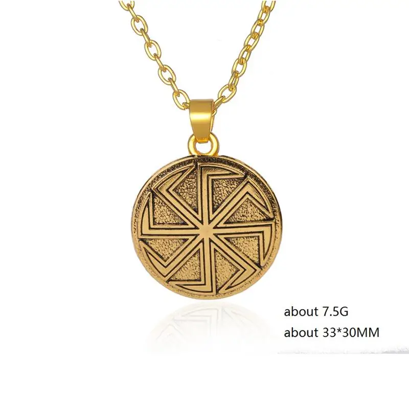 Рыбий крючок славянский Wicca Sigil талисман Античная Подвеска Коловрат символ