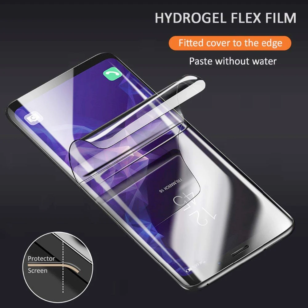 9D мягкая Гидрогелевая пленка для Samsung Galaxy S9 S10 S8 S7 S6 Edge Plus Note 8 9 полное покрытие