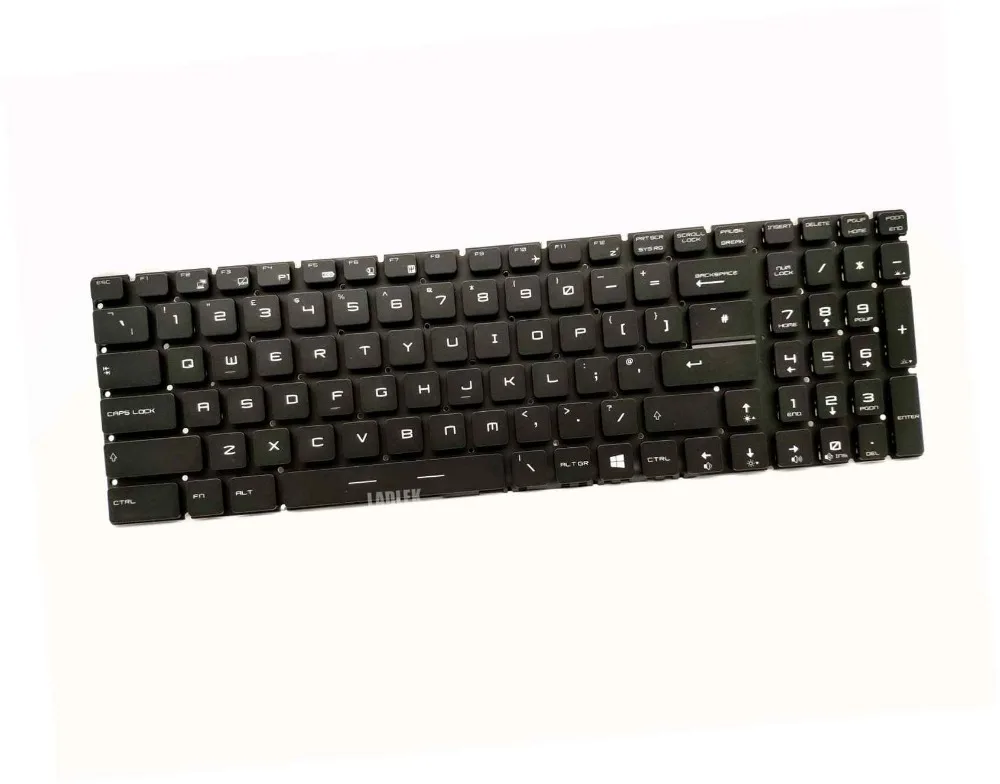 Ladlek абсолютно новая английская клавиатура для MSI Gaming GT72VR 6RE/7RE Dominator Pro Tobii Full RGB с