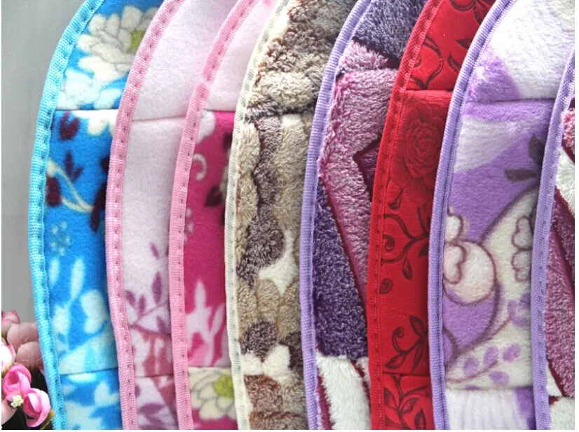 Super Warm Velvet Cotton Toilet Seat Cover Easy Fit and Washable Randomly Colors|Чехлы на сиденья унитаза| |
