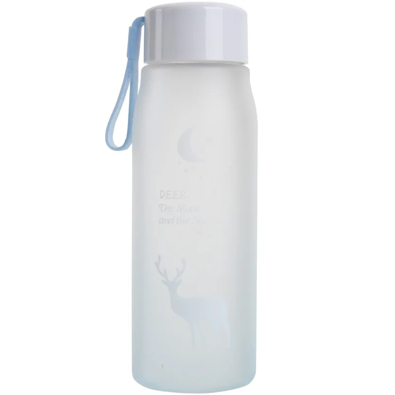 YiHAO 560 мл маленькие пластиковые бутылки для воды Elk Frosted большой емкости