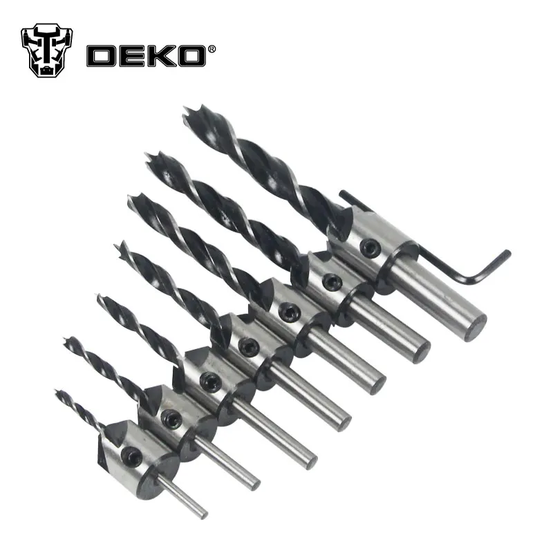 Высокоскоростные стальные сверла DEKO по дереву|steel drill|high speed steel drillcore drill |