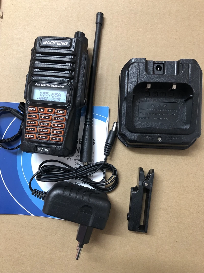 IP67 Водонепроницаемый UHF VHF Dual Band двухстороннее радио BF UV9R ручной 10 км Walkie Talkie Baofeng UV