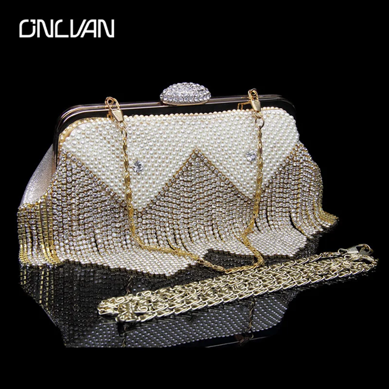 ONLVAN марка Luxury блестящей алмаз вечерняя сумочка BS010 Для женщин Сеть Кошелек из