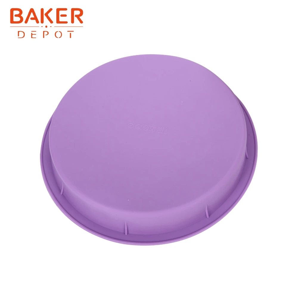BAKER DEPOT 8 дюймов силиконовая форма для торта Круглый Большой торт Кондитерская выпечка Форма Большая насадка для декорирования тортов хлебная выпечка diy День рождения Свадебная вечеринка