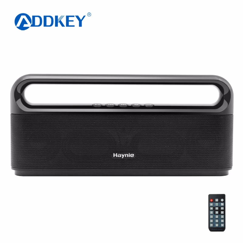 HAYNIE Bluetooth Динамик Мощность банк Портативный мини компьютер удаленные 4000 мАч