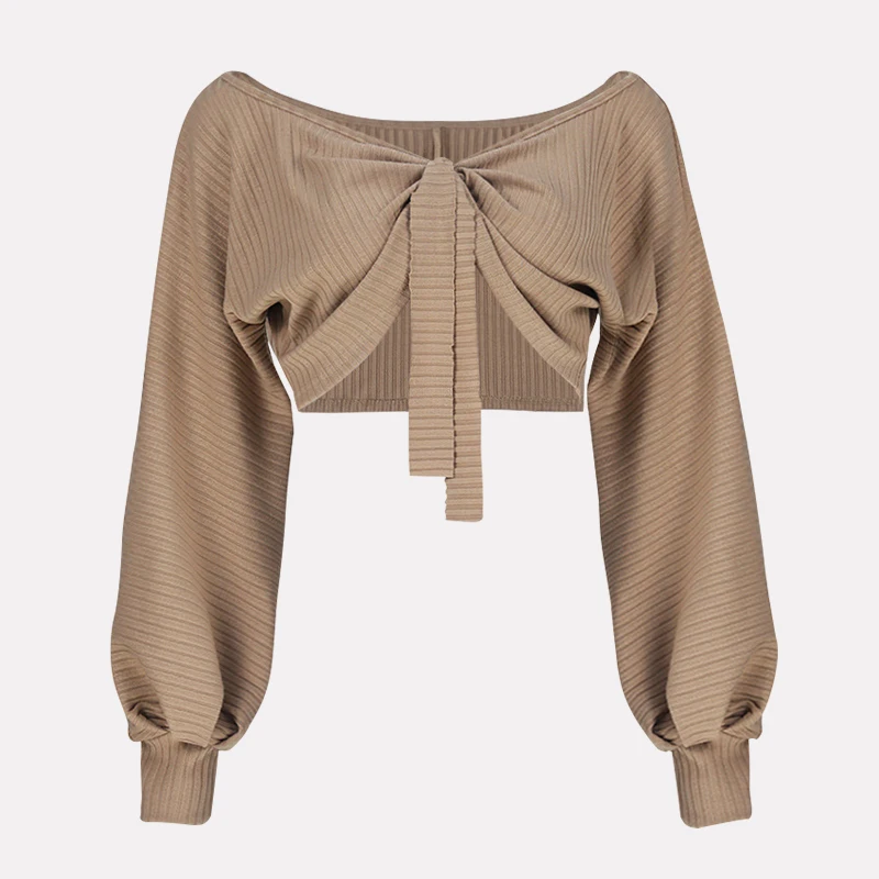 2018 Autumn Women Sweaters Lantern Sleeve Loose Pullover Female Streetwear Jumper Winter Knitted Short Sweater | Водолазки