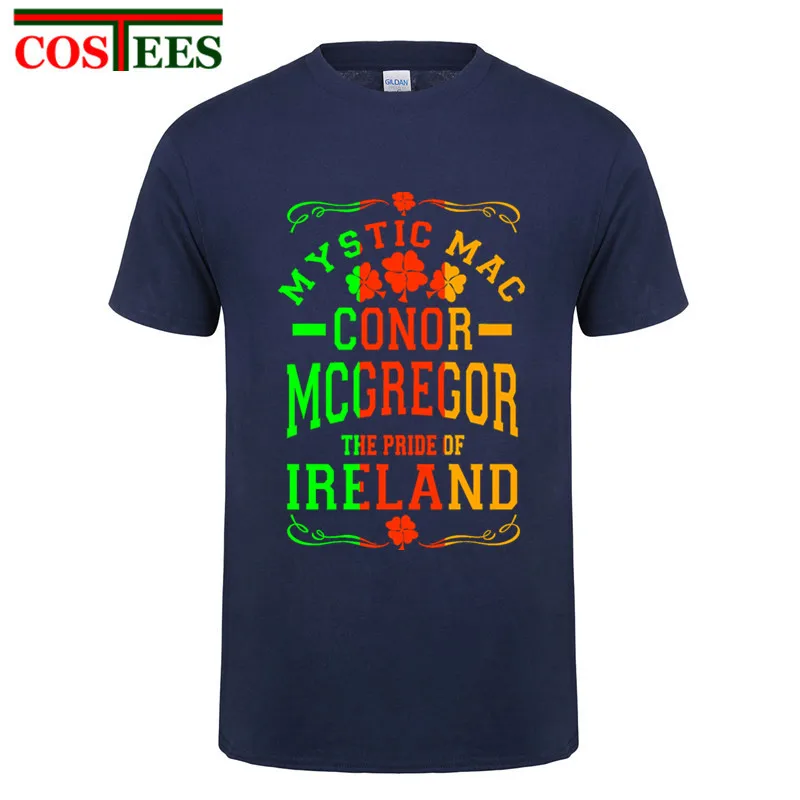Новые брендовые футболки Mystic Mac Conor Mcgregor случайные мужские из хлопка большого