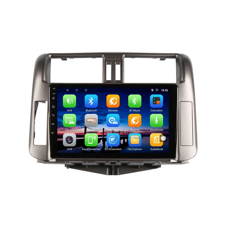 9 "2 + 32G 2.5D IPS android 8 1 Автомобильный мультимедийный плеер dvd для Toyota Prado 150 2010 2011 2012