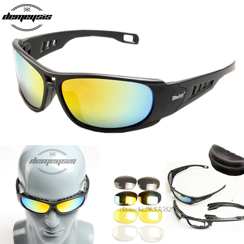 DAISY Goggles 4LS мужские военные поляризованные солнцезащитные очки для улицы мужские спортивные очки для страйкбола мотоциклетные велосипедные очки