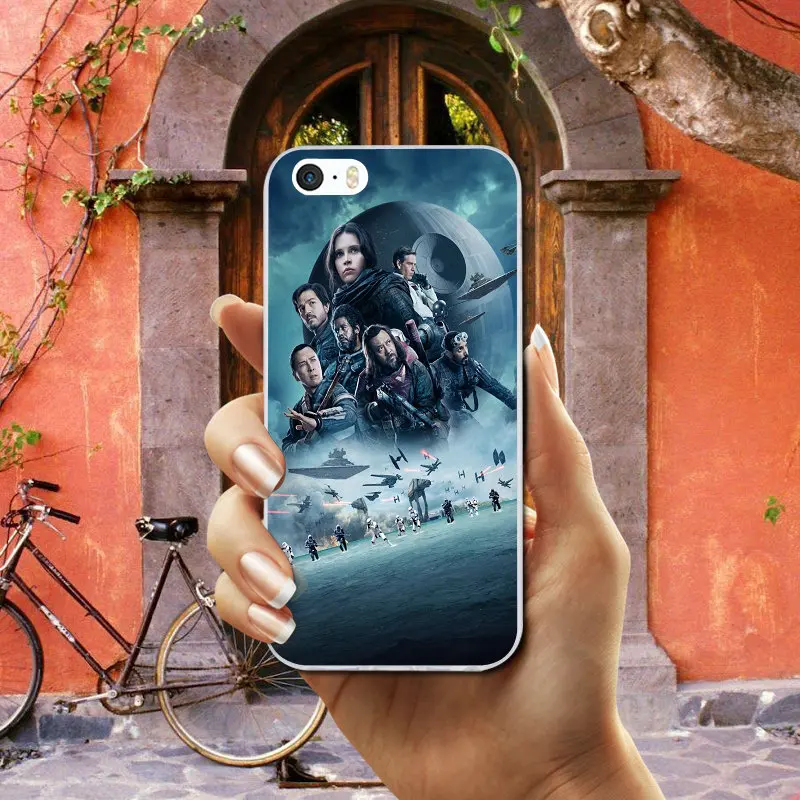 Hot Rogue One A Star Wars Story Soft TPU Silicone Mobile Phone Cases for iphone 6 6S 7 8 Plus 4 4S 5 5S SE X XR XS Max Shell | Мобильные