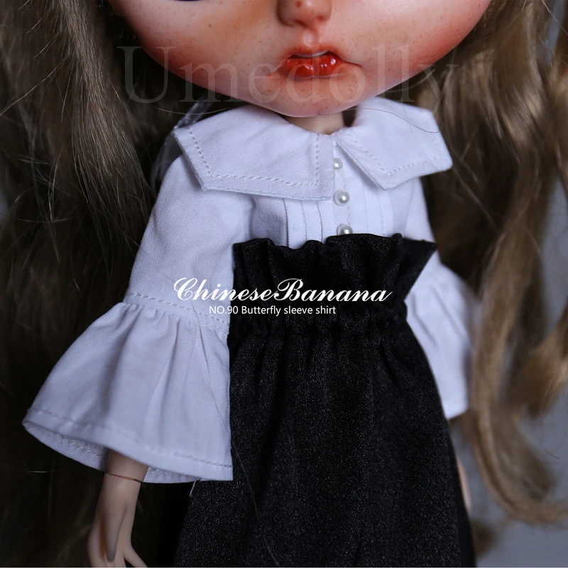 1 шт. черная атласная юбка для одежды в стиле ретро OB24 Azone S Doll Blyth одежда с