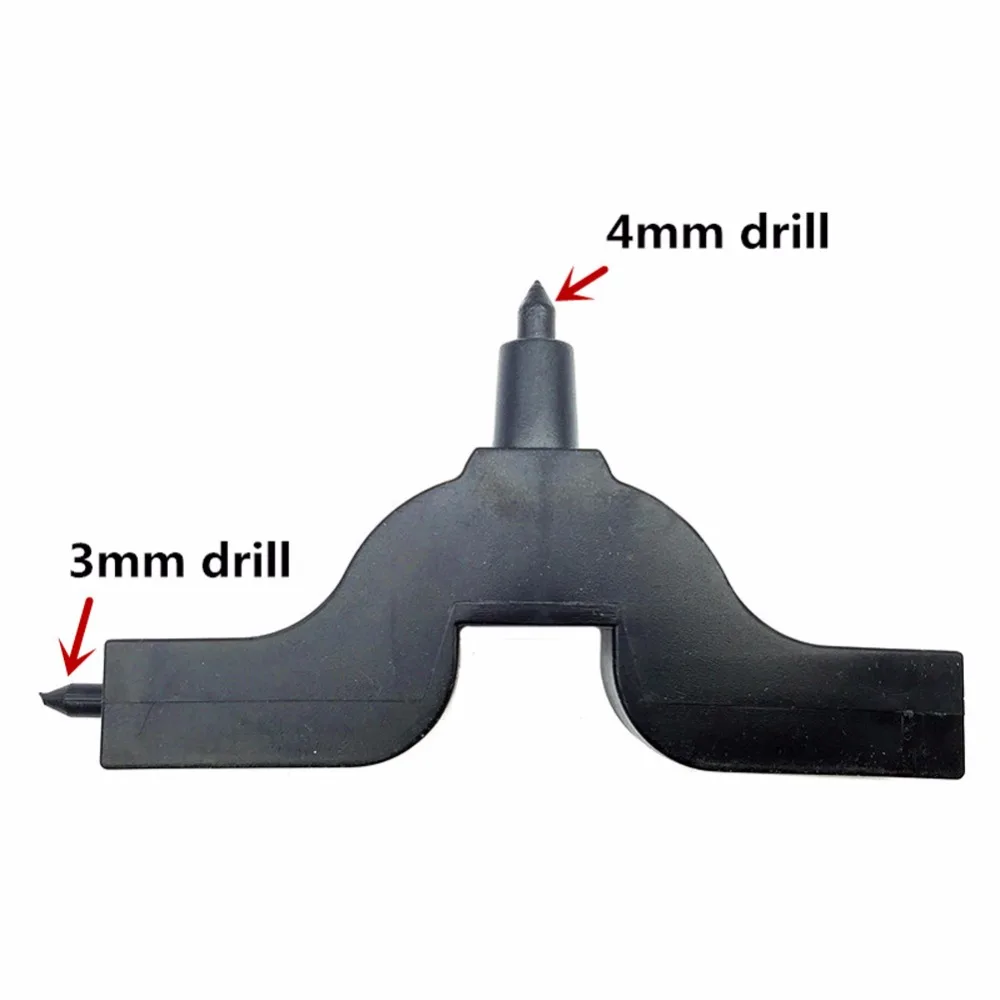 1 шт. перфораторы для шлангов отверстия черный перфоратор пластика инструменты