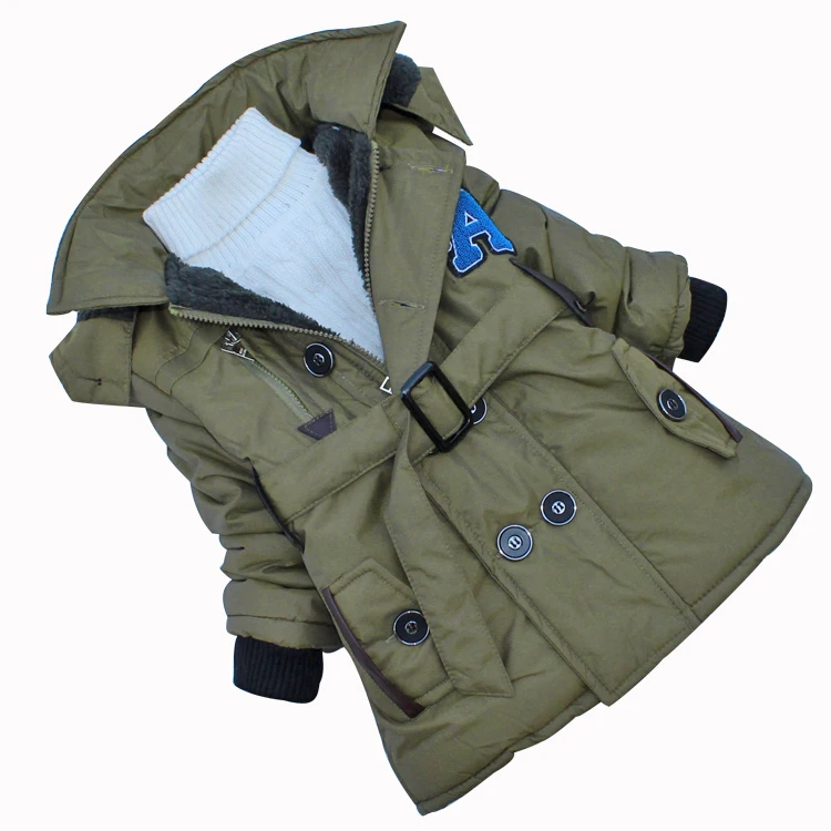Kids Boys Winter cotton padded clothes 2013 new children trench coat jacket special E25 boy | Мать и ребенок
