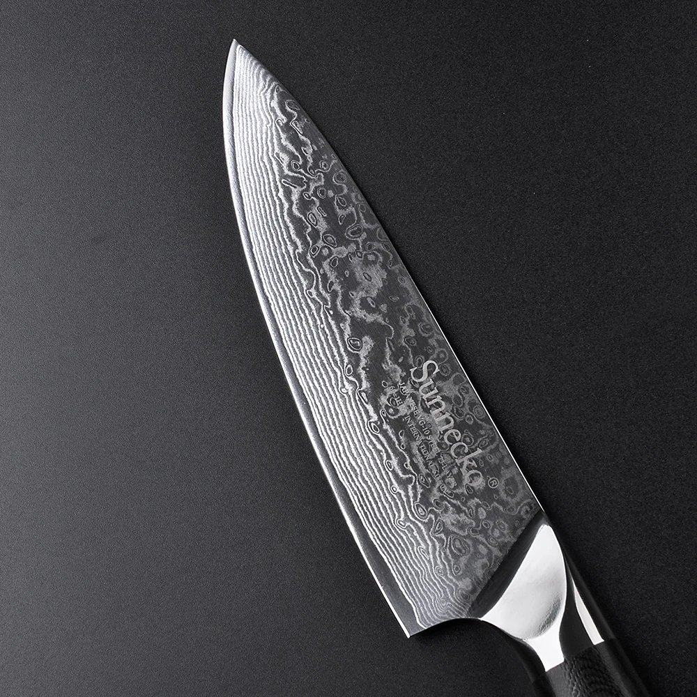 Нож шеф повара SUNNECKO из дамасской стали 6 5 дюйма 73 слоя|knife japanese|chef knifedamascus steel kitchen