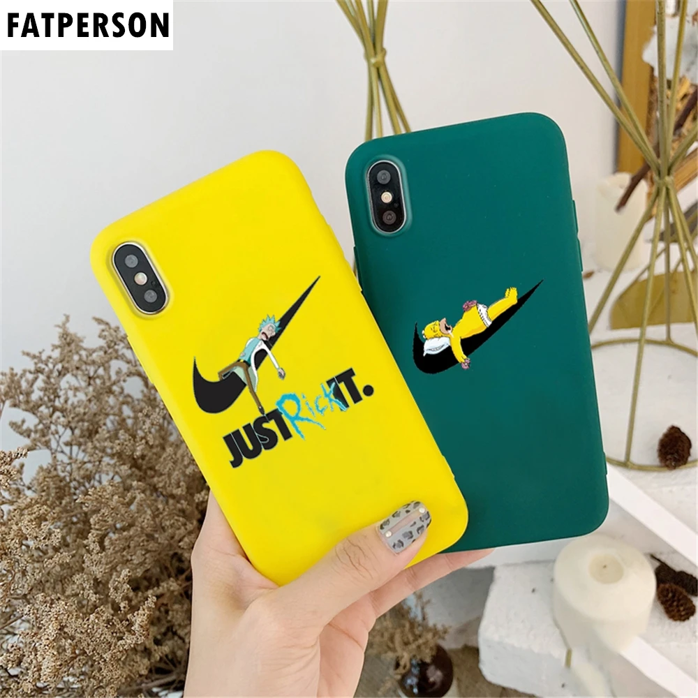 Забавные мультяшные яркие цвета мягкие ТПУ чехлы для телефонов iphone X 7 8 Plus 5 5S 6 S