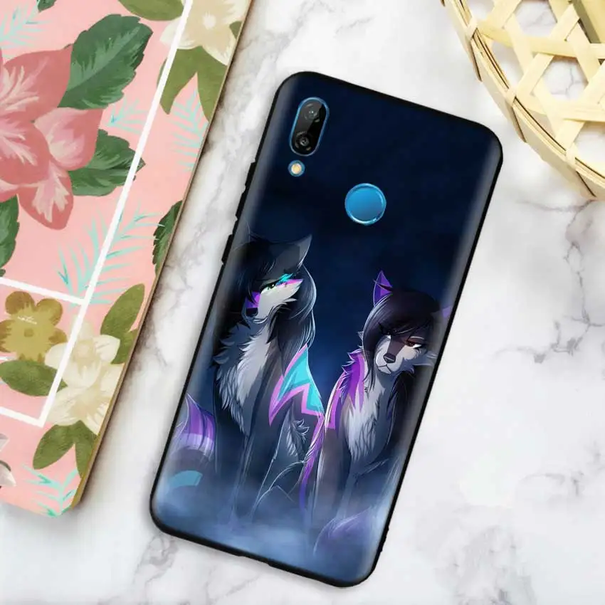 05 Черный силиконовый чехол сумка чехол для huawei Honor 10i Y7 Y6 Y5 Y9 8X 8C 8S 9 10 Lite Pro наслаждаться 9E 9S Классический с изображением замечательного волка - Цвет: 05