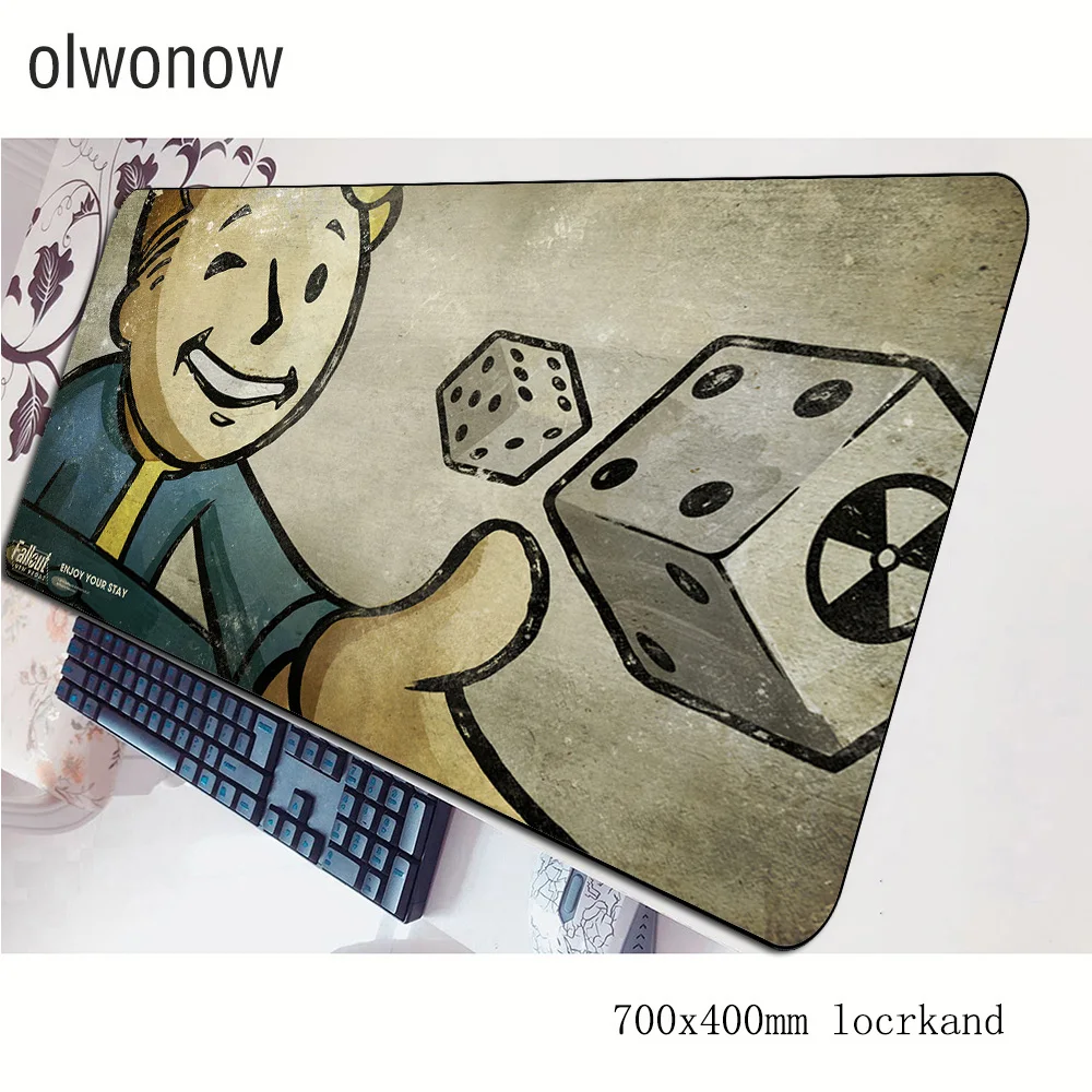 Коврик для мыши fallout 700x400x3 мм игровой коврик большой ноутбука компьютерный стол