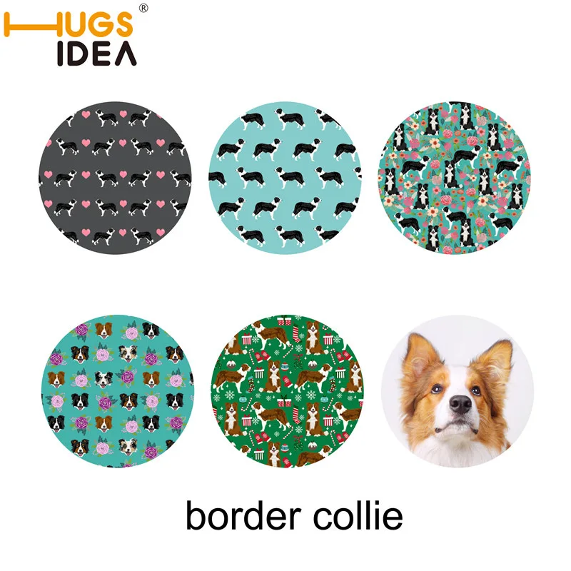 HUGSIDEA Corgi Coaster кухонная Рождественская салфетка под приборы Настольный коврик украшения для дома бульдог чашка напиток кружка Чай Кофе Westie Pad - Цвет: L4095W