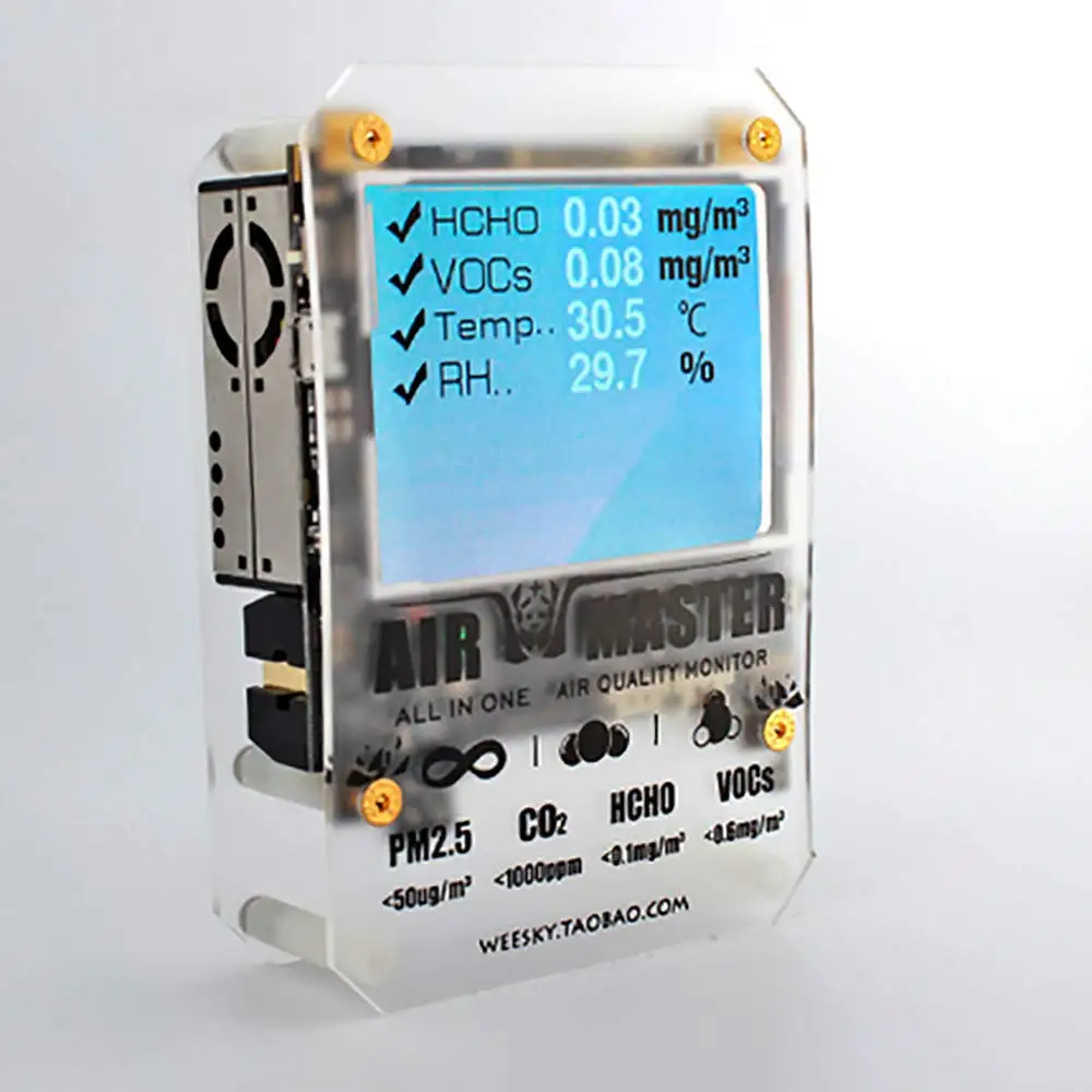 

AM6 AM7 Plus AirMaster2 Home Use Air Condition Detector DART Formaldehyde Detector with 2-FE5 Stand Probe Open Source Code