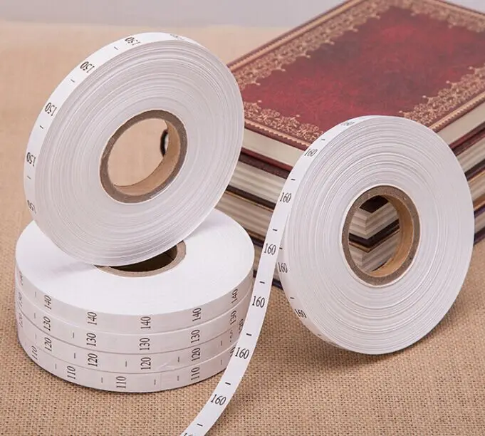 Номер нейлоновая лента с покрытием белый Размер этикетка одежда шея печатные