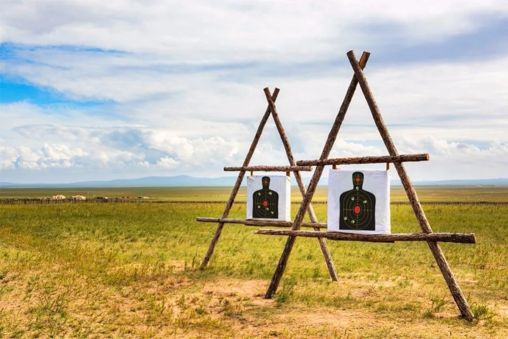 50 упаковок наклеек для мишени наклейки стрельбы от брызг 9 5x14 5 Дюймов