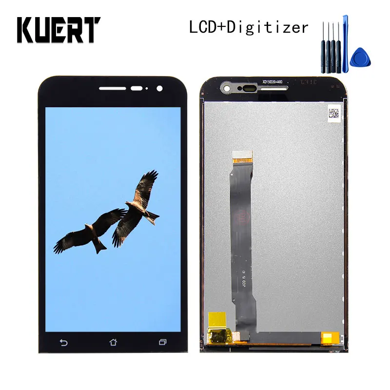 Высококачественный ЖК дисплей KUERT 5 0 дюйма для Asus Zenfone 2 ZE500CL Z00D сенсорный экран с