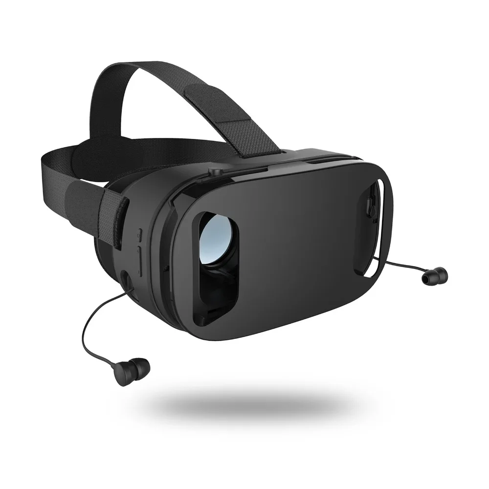 XBERSTAR Очки виртуальной реальности 3D VR W/Наушники игры и фильмы Гарнитура для 4 6 'IOS
