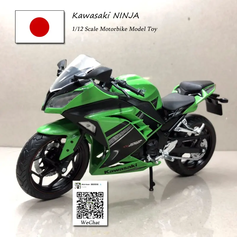 6 шт./лот JOYCITY 1/12 весы игрушки, модели мотоциклов KAWASAKI NINJA/H2 отлитый под давлением металлический мотоцикл модель игрушки