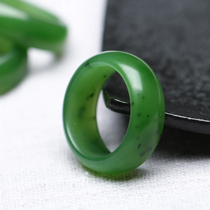 Hetian jade Jasper зеленое кольцо мужское и женское парное отзывы русский материал