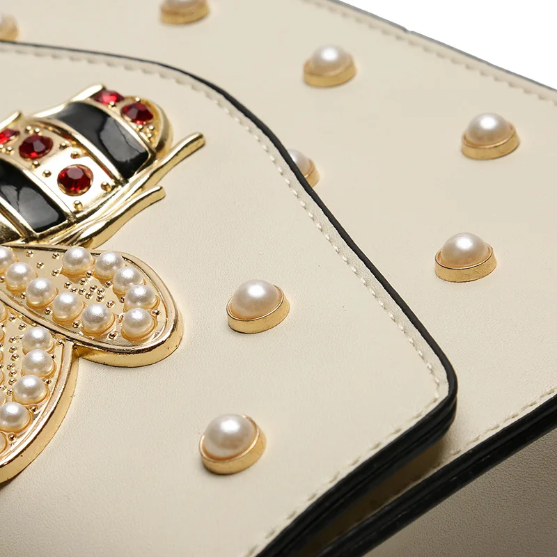 Longmiao милая маленькая пчелка сумки через плечо для женщин роскошные дизайнерские