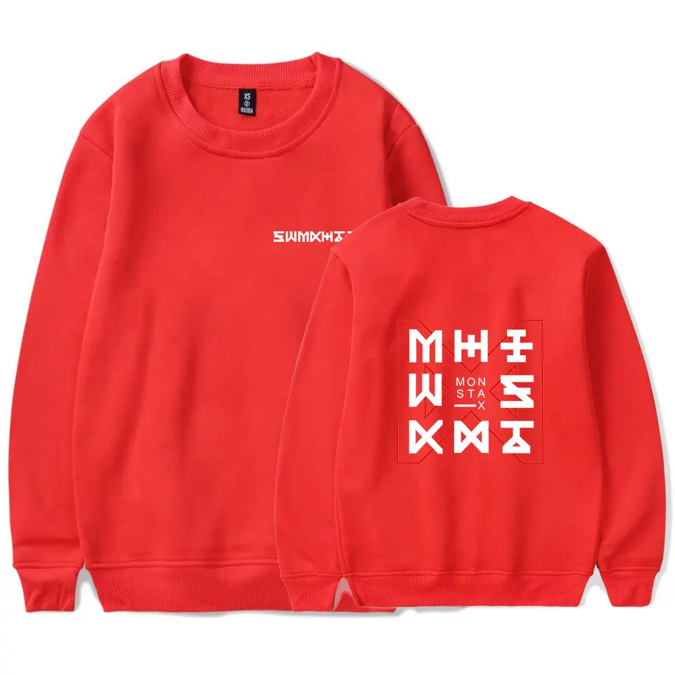 Kpop Monsta X Толстовка для женщин и мужчин толстовка K-pop Wonho YOOKIHYUN I.M jooheon