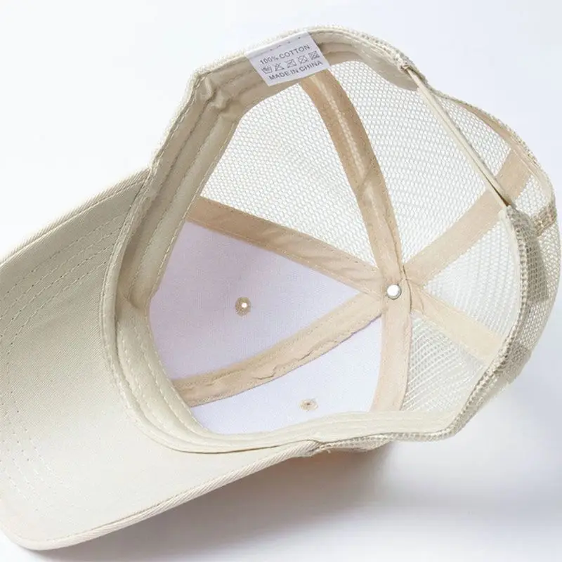 Бейсболка хлопковая однотонная для взрослых и детей регулируемая бейсболка с