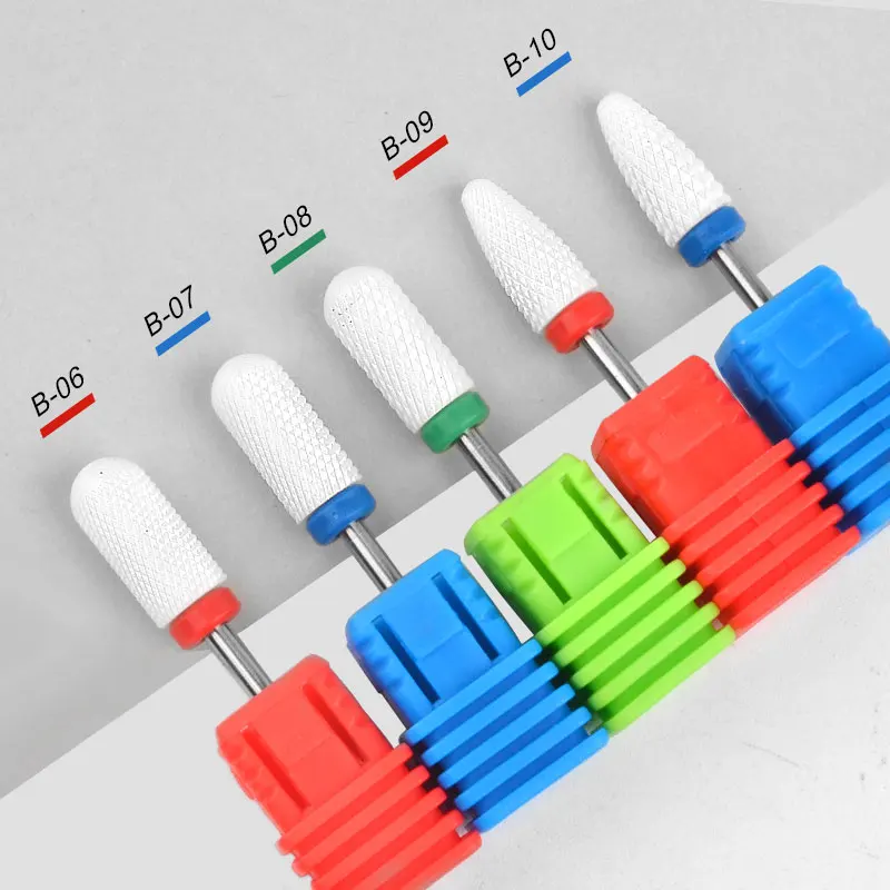 Алмазные Керамические сверла Fulljion для ногтей маникюра электрические аксессуары