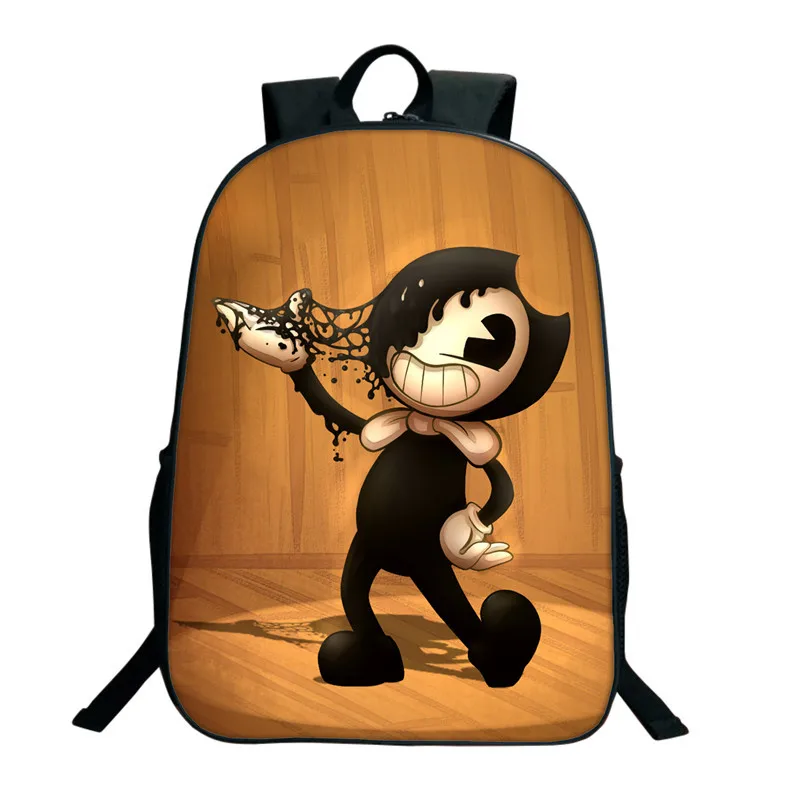 Рюкзаки Bendy And The Ink Machine для студентов детские рюкзаки Boris двухслойная школьная