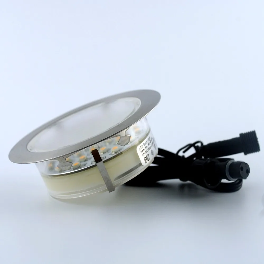 DC12V 2,5 Вт Светодиодный светильник для лестниц IP67 SMD3528 светодиодный освещение для патио садовые Торшеры для украшения и освещения