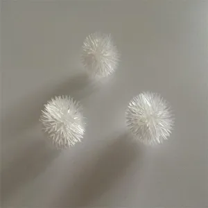 Оптовая продажа, 200 комплектов, пластиковые белые пушистые шарики для светодиодной гирлянды, рождественские огни, украшения для праздника, дома, свадьбы, вечеринки