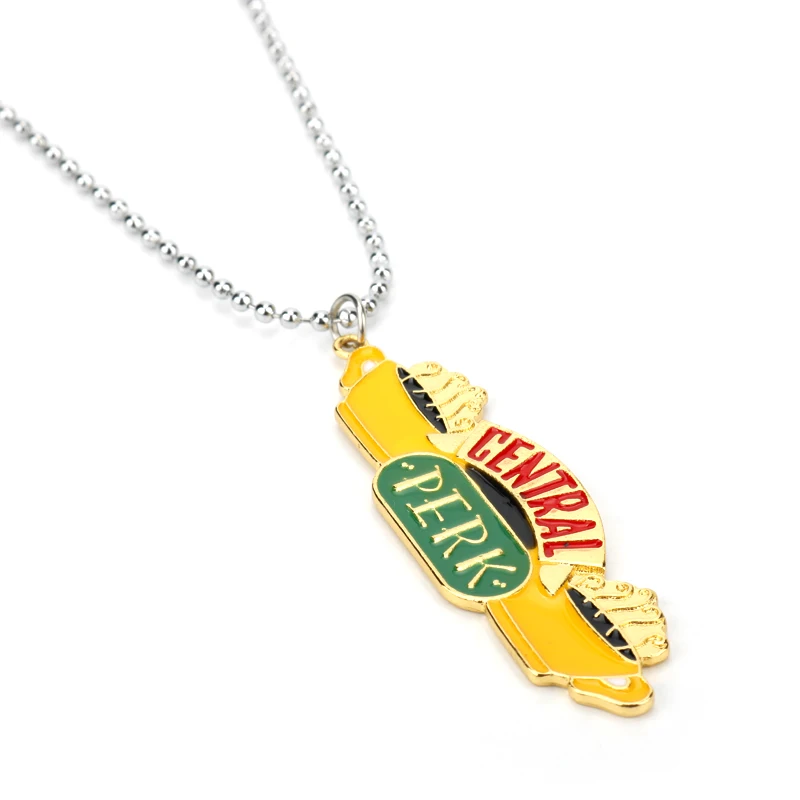 HEYu TV Show центральный брелок в виде перка кофе время форме кулон дружба для ключей -