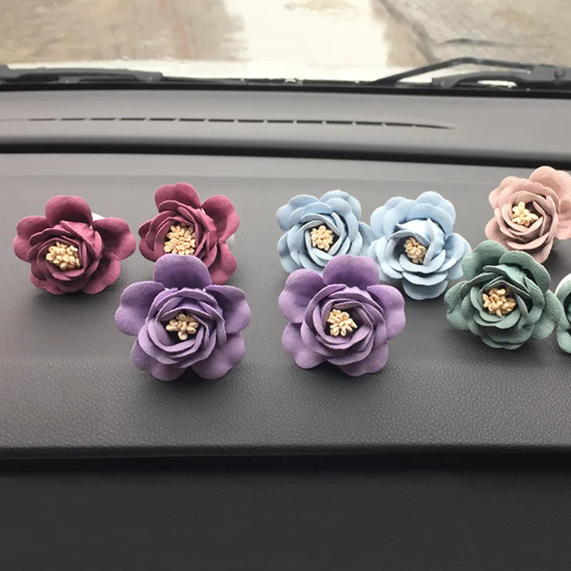 

Car air freshener auto parts air conditioner air outlet perfume car styling perfume color flower