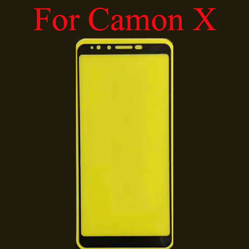 21D полное клеевое закаленное стекло для Tecno Camon X 9H Полное покрытие экрана