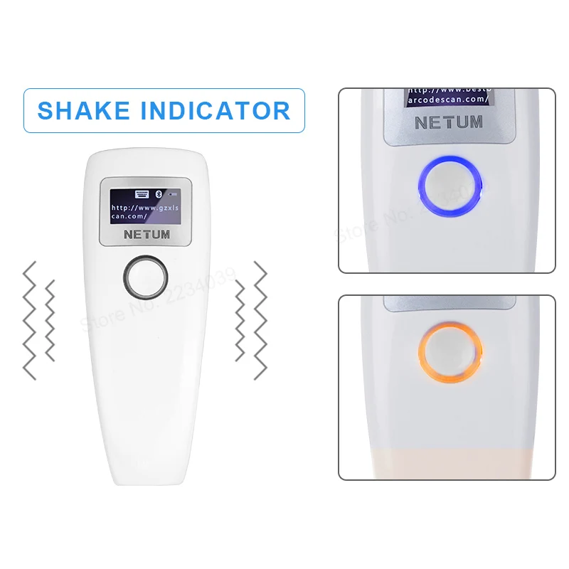 Беспроводной портативный сканер штрих кодов Bluetooth CCD Φ 1D с функцией сканирования