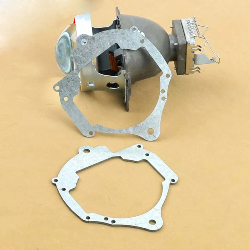 Car-Styling frame adapter module DIY Bracket Holder for Luxgen Low beam Hella 3 5 Q5 Projector lens Spot light | Автомобили и