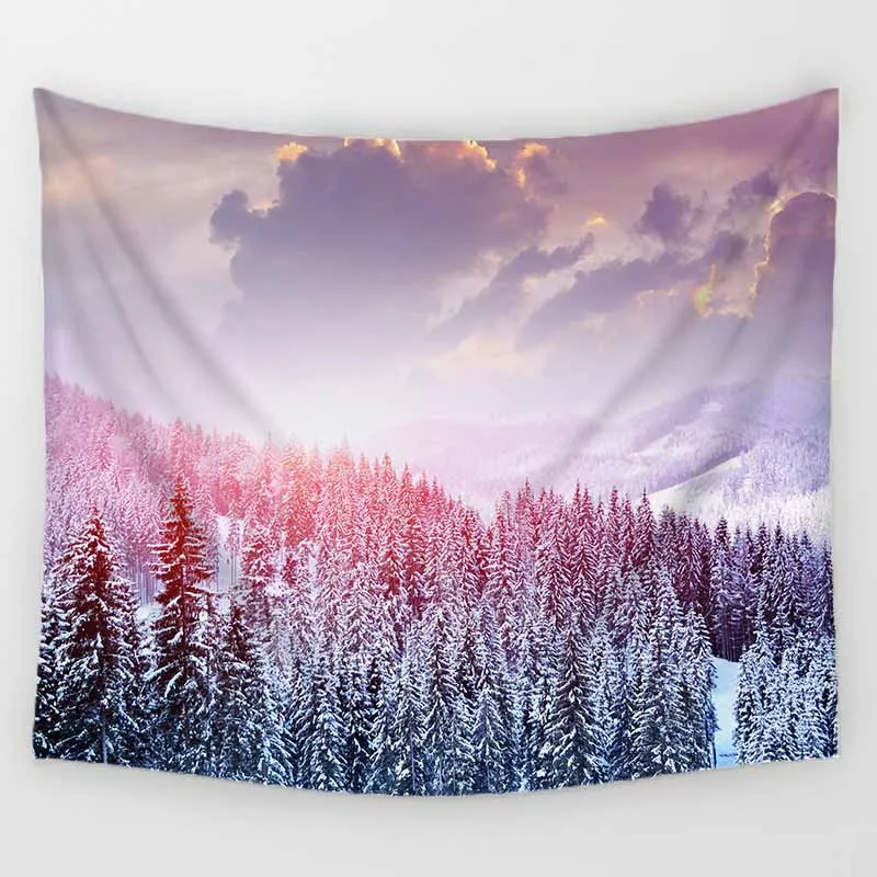 Monily скандинавский стиль живописный полиэстер гобелен Геометрическая карта