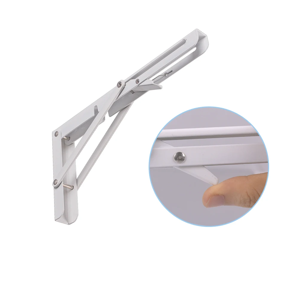 10 дюймовая Складная полка настольная или кронштейн 2 Pack с монтажными