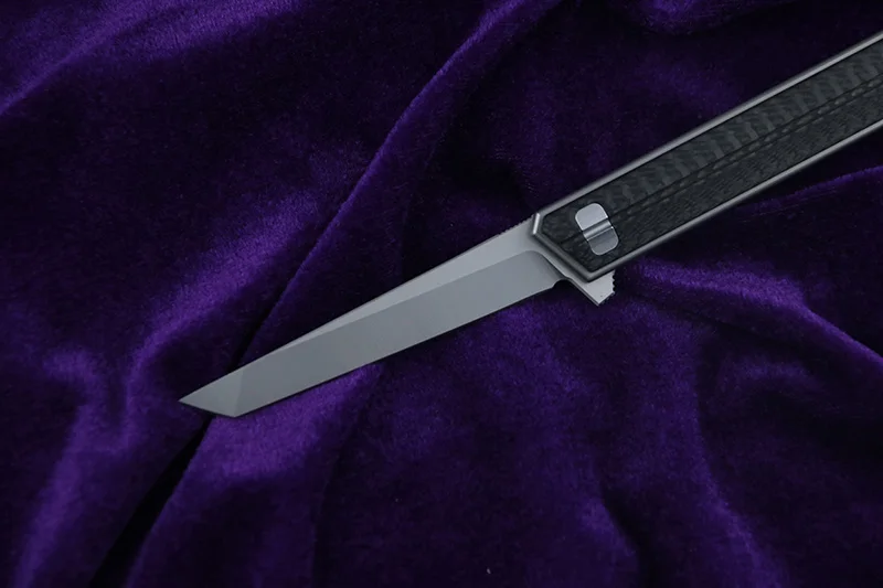 LOVOCOO Custom Quartermaster Qwaiken Флиппер складной нож M390 сталь титан CF ручка кемпинг открытый фрукты Ножи EDC инструмент