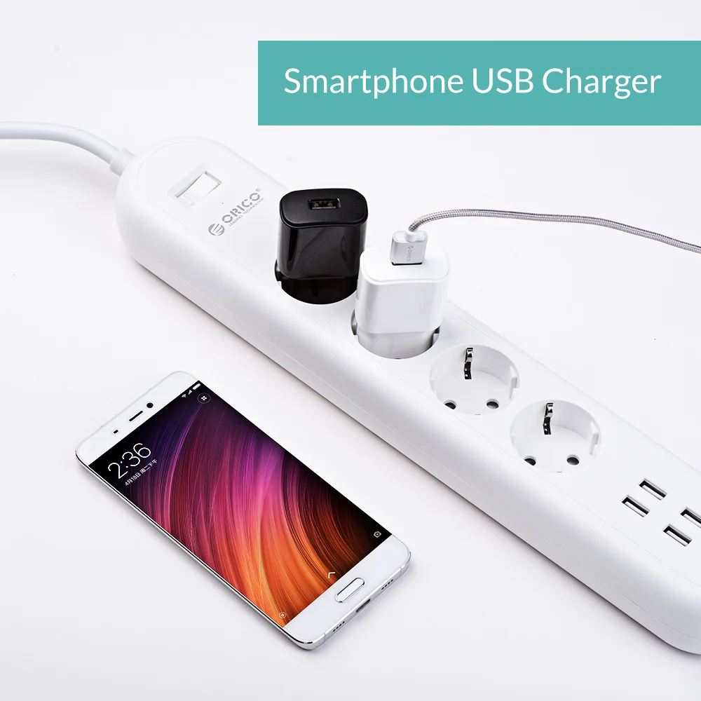 ORICO 2 шт. 10 Вт 5 USB зарядное устройство для путешествий настенное быстрое