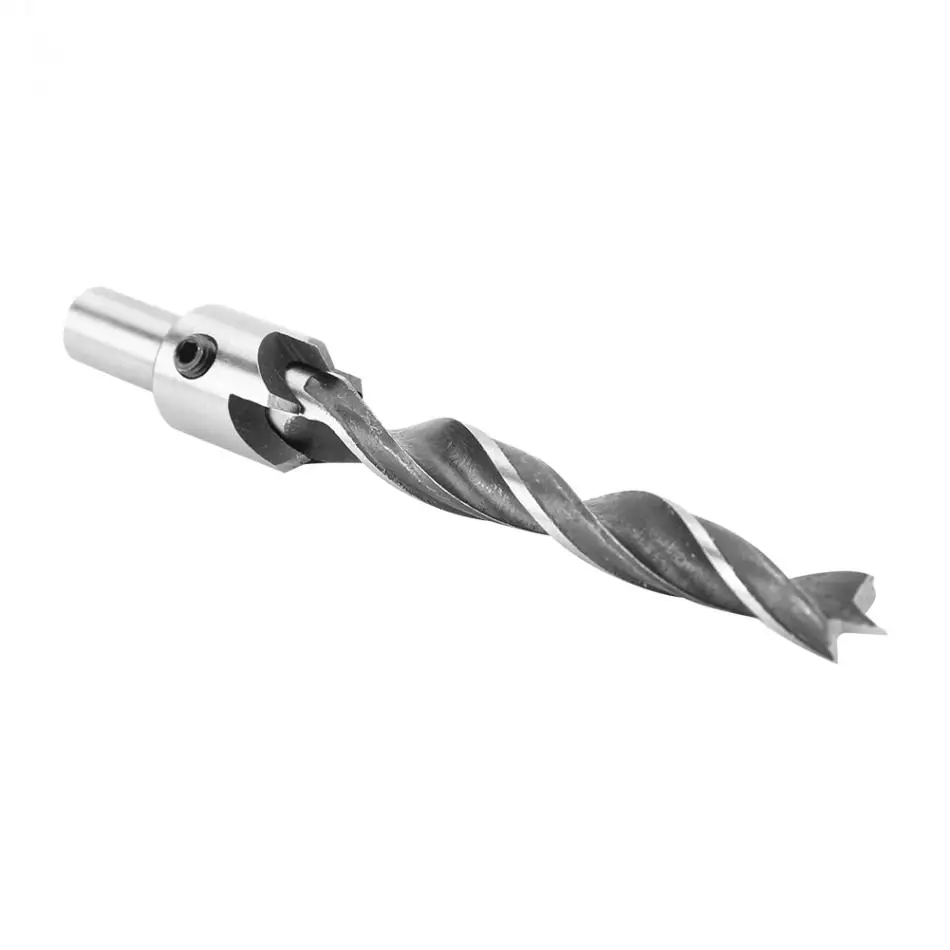 Fdit 7pcs/Set Steel 5 Flutes Countersink Drill Bit Woodworking Chamfer Reamer Tools 3mm-10mm w/ Hex Key For Woodwork ferramentas |