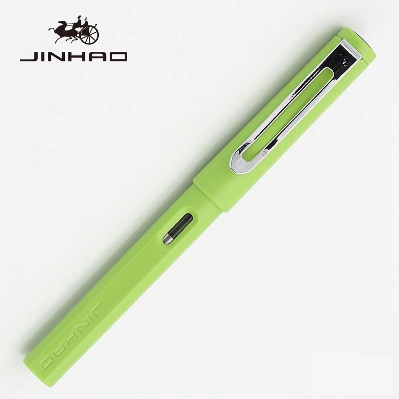 Jinhao 599a матовая офисная деловая ручка для фонтанов, роскошная ручка с чернилами, подарочные ручки, 4 вида перьев, новинка, 10 шт., можно выгравировать логотип