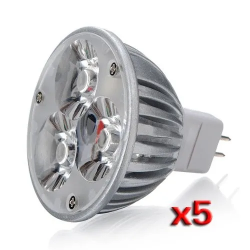 5X3 W MR16 мощность теплый белый 3LED энергосберегающий фокус светильник лампа 12V